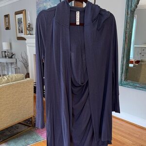 Athleta Purple Draped Cardigan
